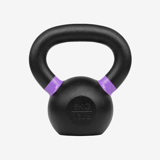 Cast Iron Kettlebell | Powder-Coated For Superior Grip