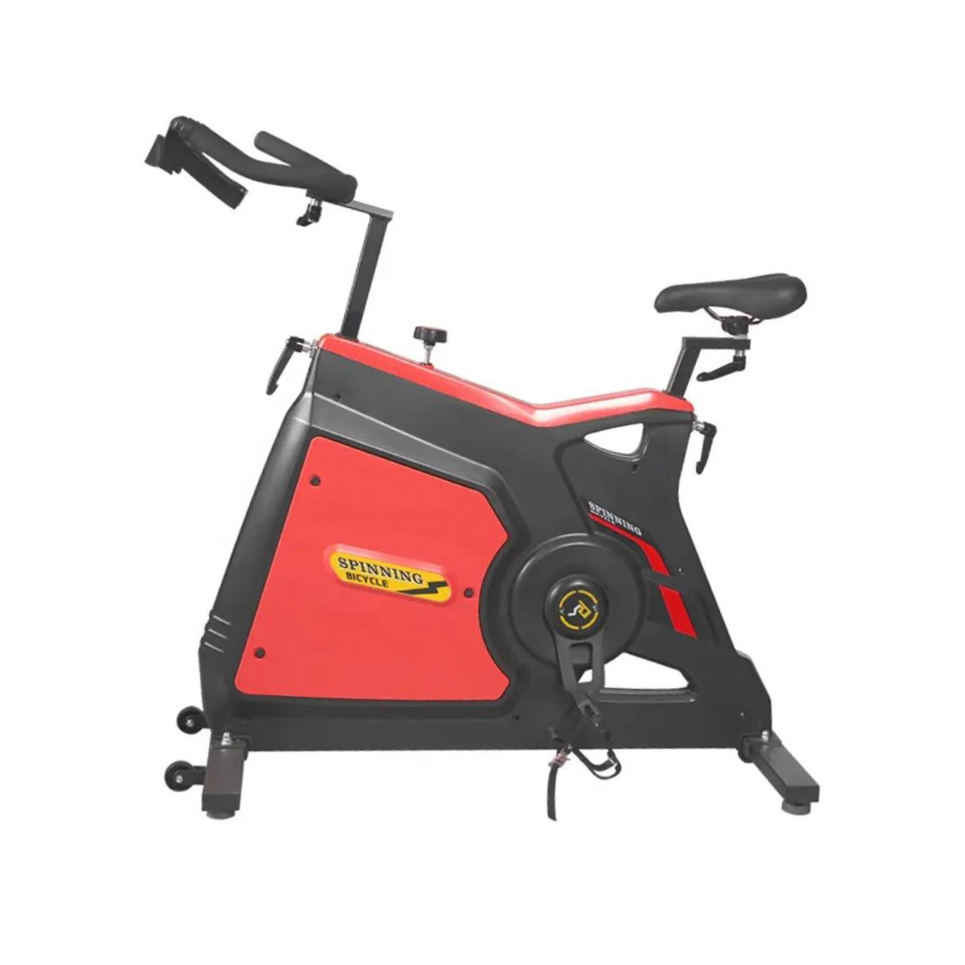 Stationary bike for home and gym use. This exercise spin bike is good for cardio and fitness.