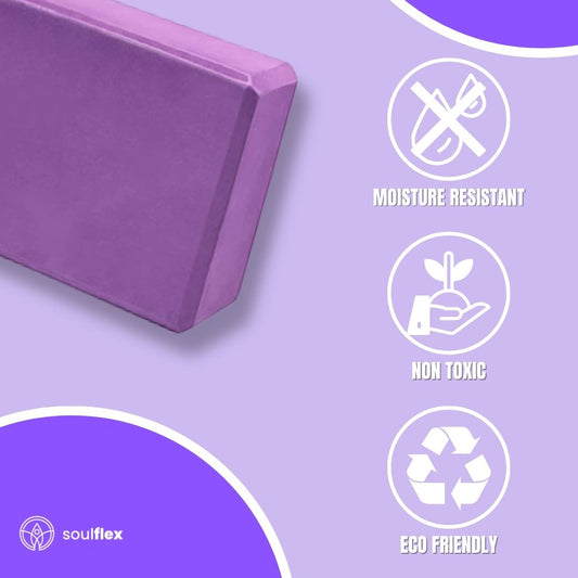Foam Yoga Brick (Set of 2) Soulflex
