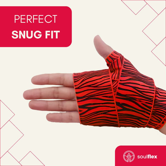 Zebra Striped Hand Wraps Soulflex
