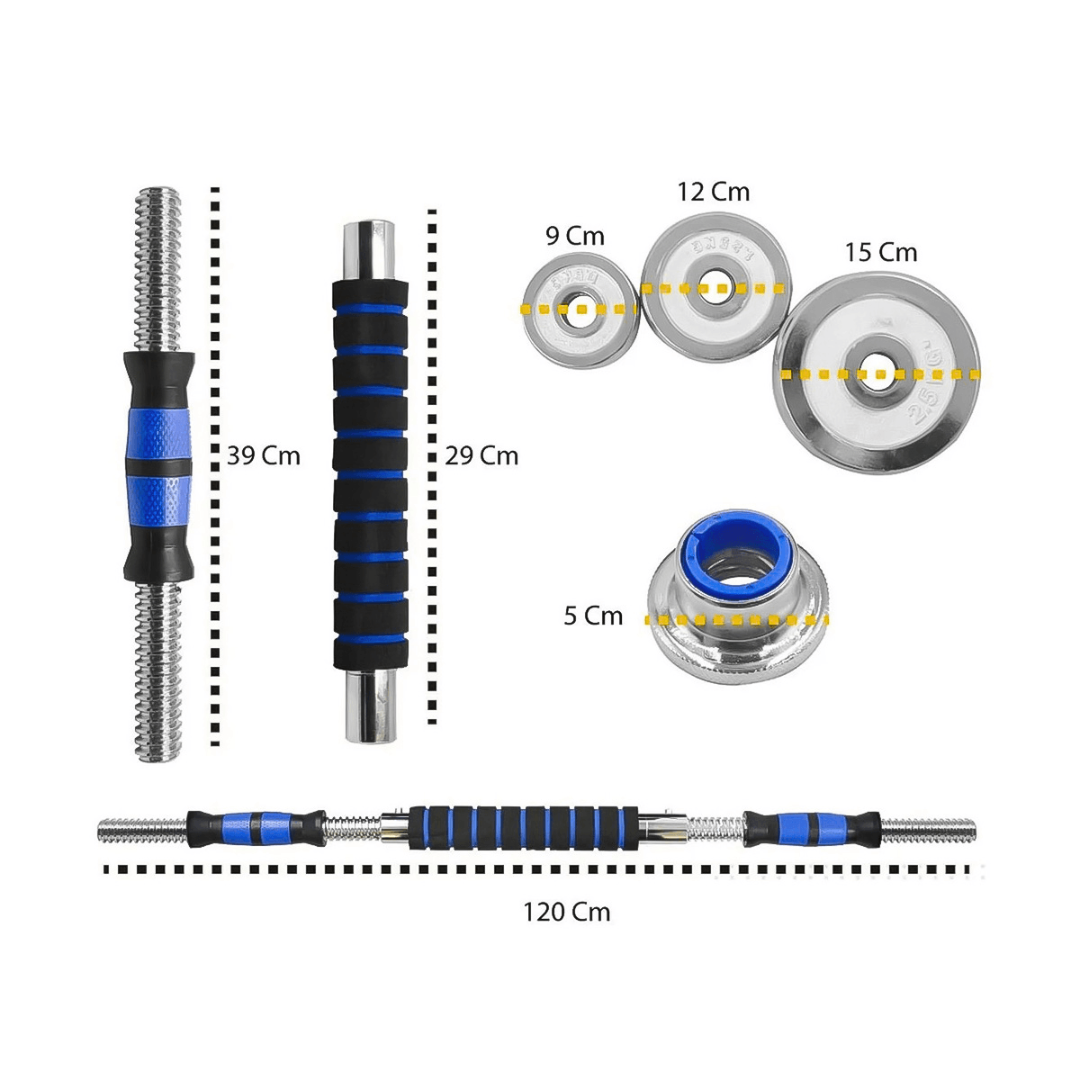 Adjustable Dumbbells & Barbell Set