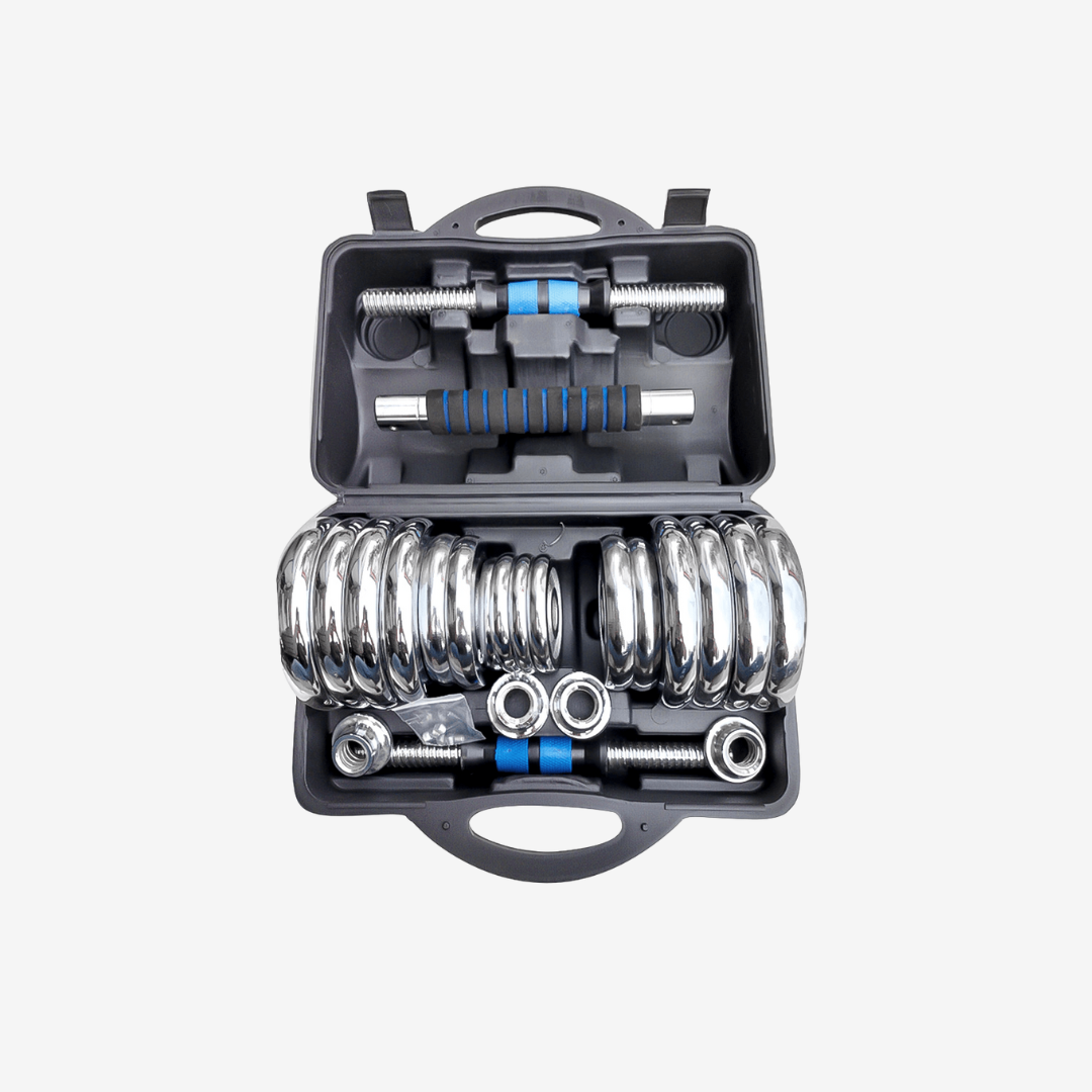 Adjustable Dumbbells & Barbell Set