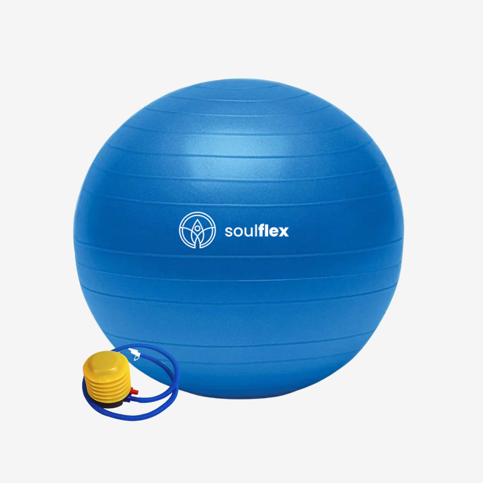Non-Slip Gym Ball With Pump | 65 cm – Soulflex
