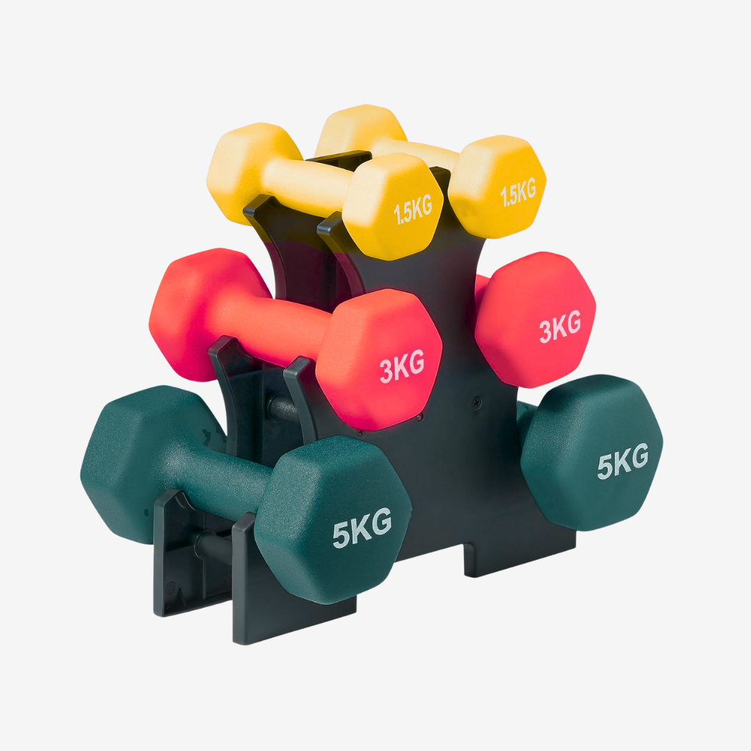 Coloured Dumbbells (Pair) | Matte Edition