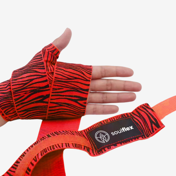 Boxing Hand Wraps (Pair) | Zebra-Striped