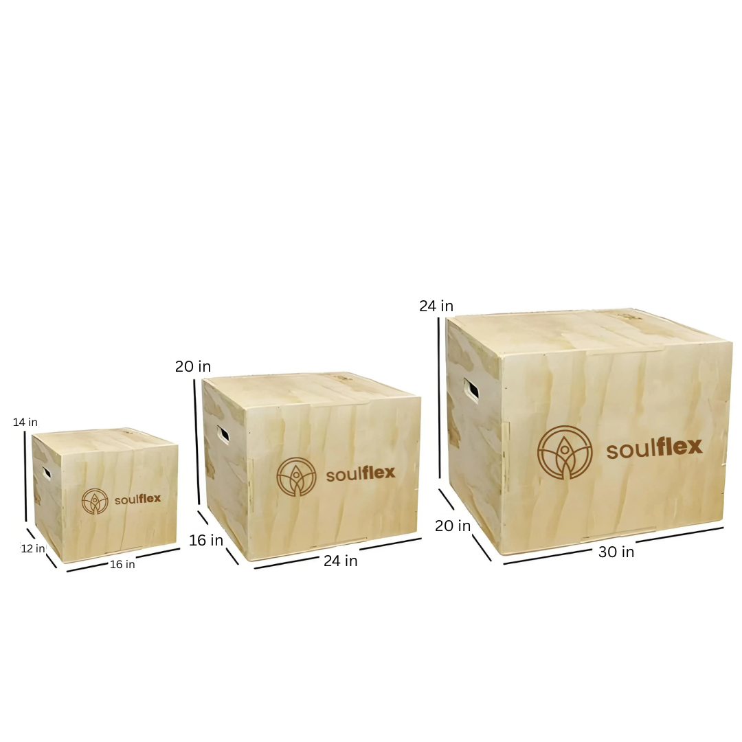 Wooden 3-in-1 Plyo Box Soulflex