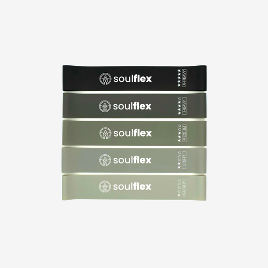 Glute Resistance Bands (Set of 5) | Booty Bands - Metallic Edition