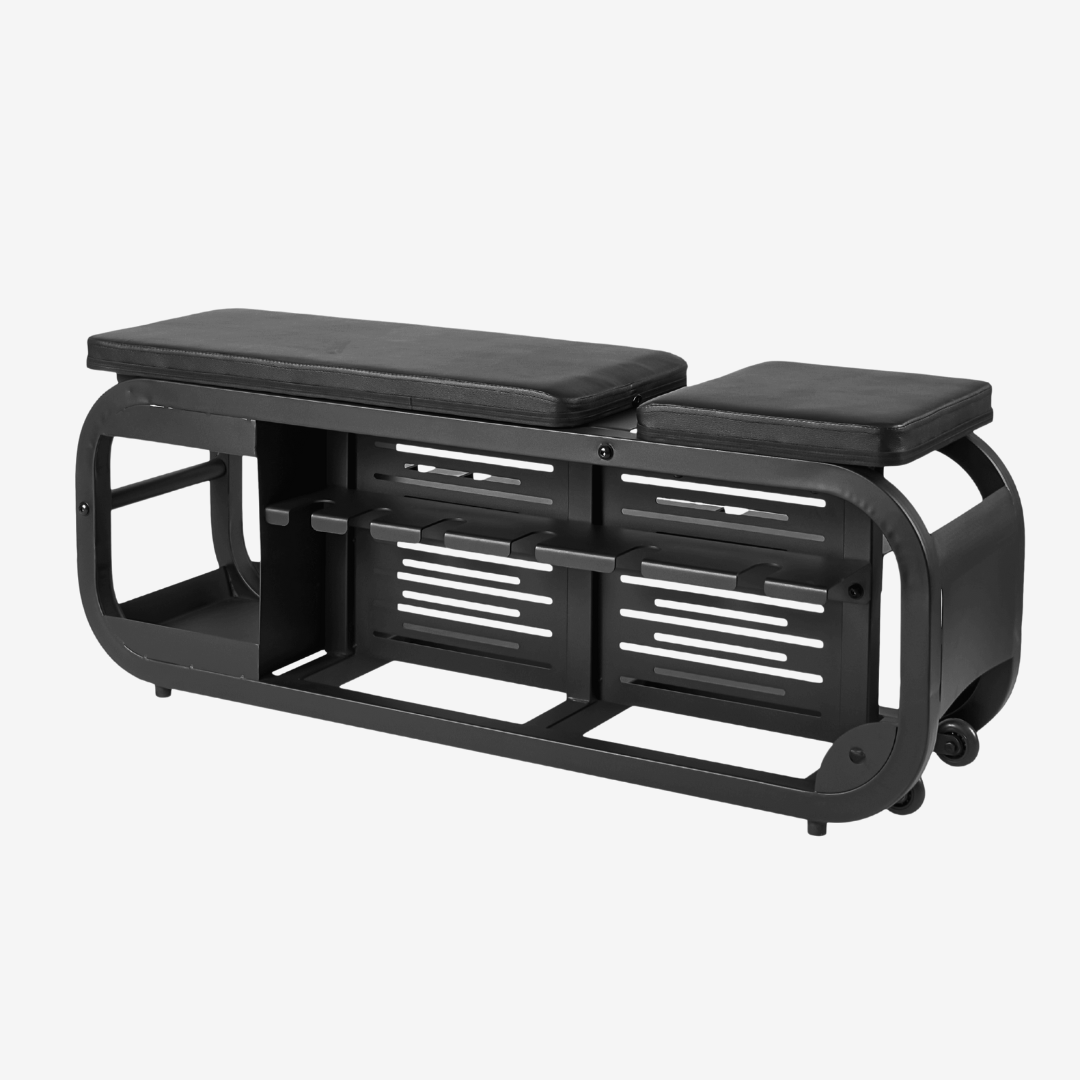 Adjustable Exercise Bench With Built-In Storage