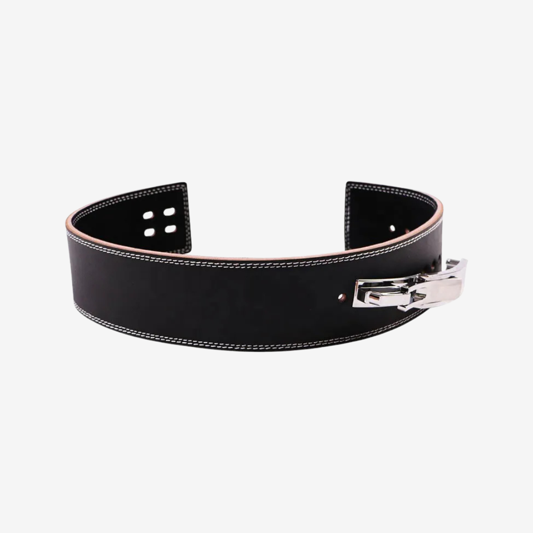 Leather Weightlifting Gym Belt With Lever