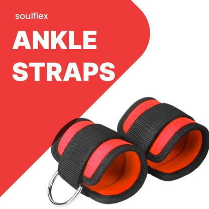 Ankle Straps - Pair (Red) Soulflex