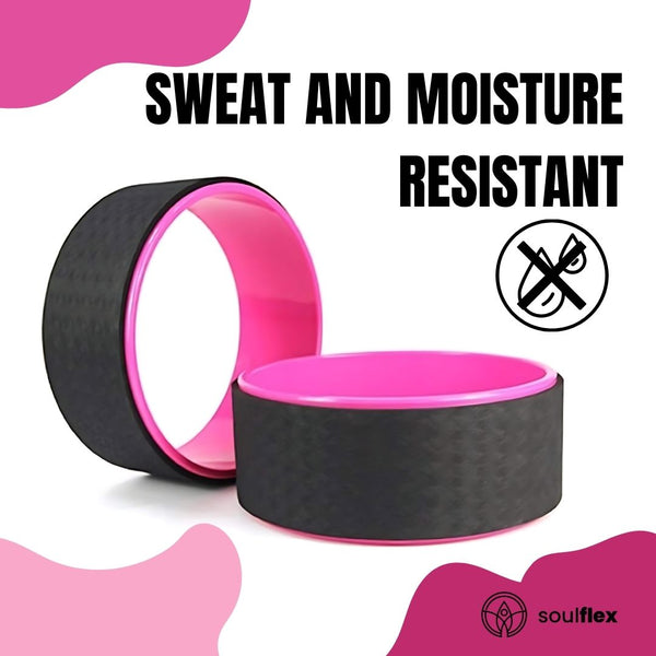Yoga Wheel - Black & Pink Soulflex