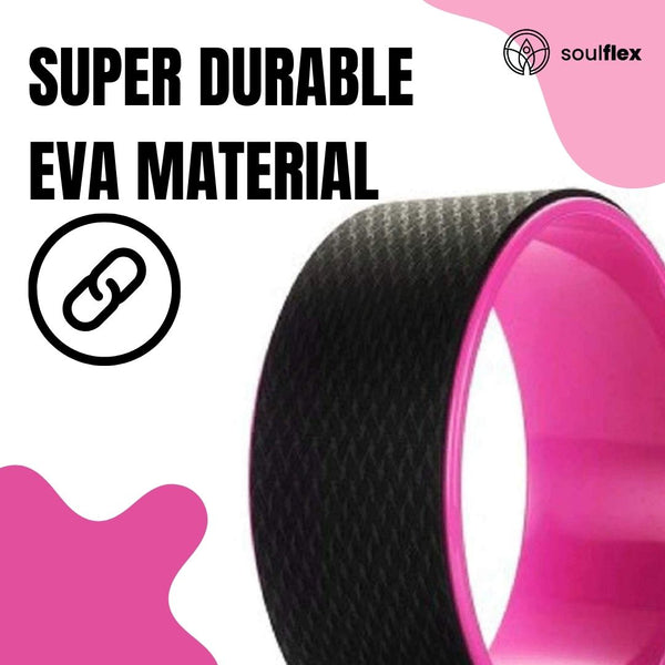 Yoga Wheel - Black & Pink Soulflex