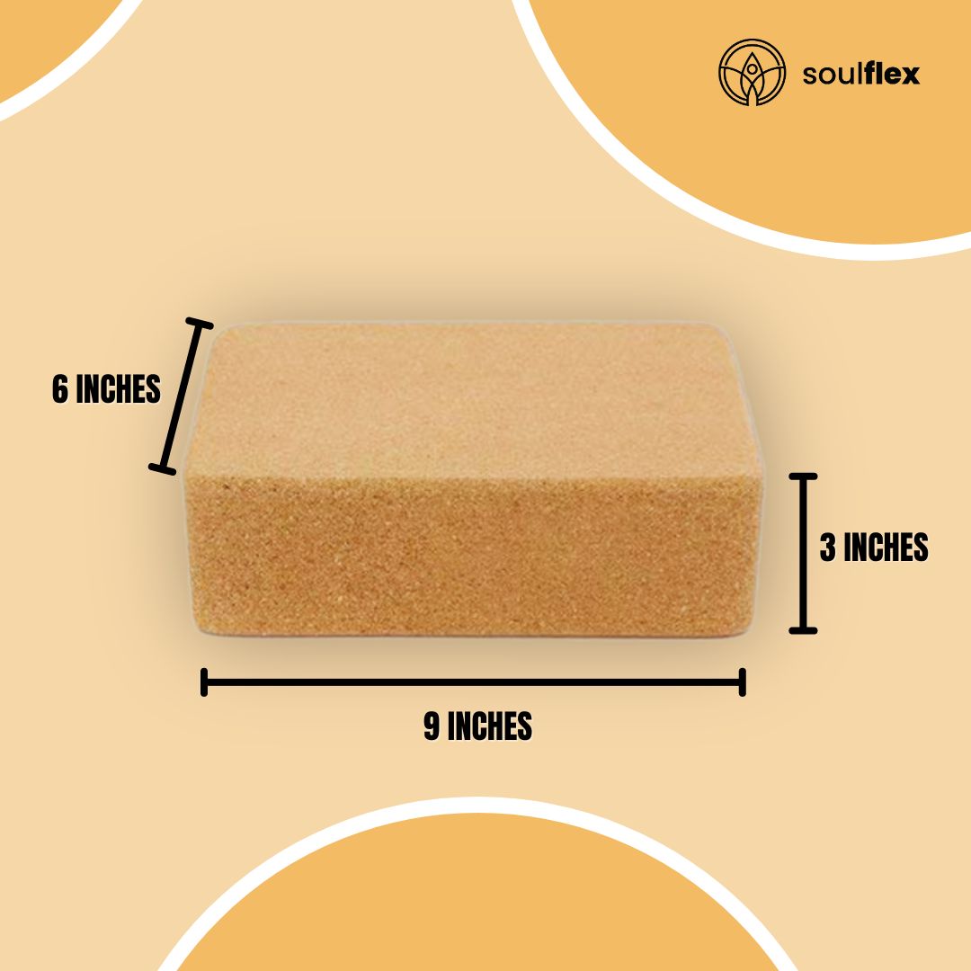 Cork Yoga Brick (Set of 2) Soulflex