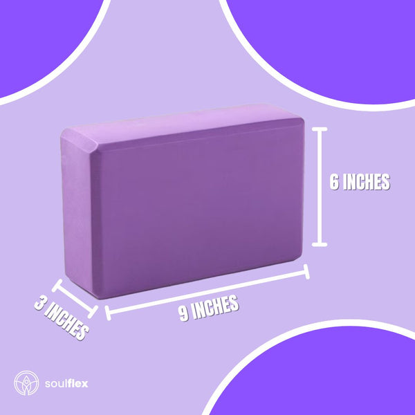 Foam Yoga Brick (Set of 2) Soulflex