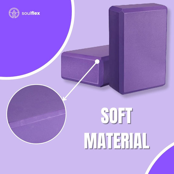 Foam Yoga Brick (Set of 2) Soulflex