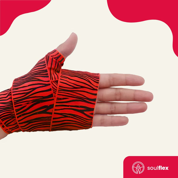 Zebra Striped Hand Wraps Soulflex