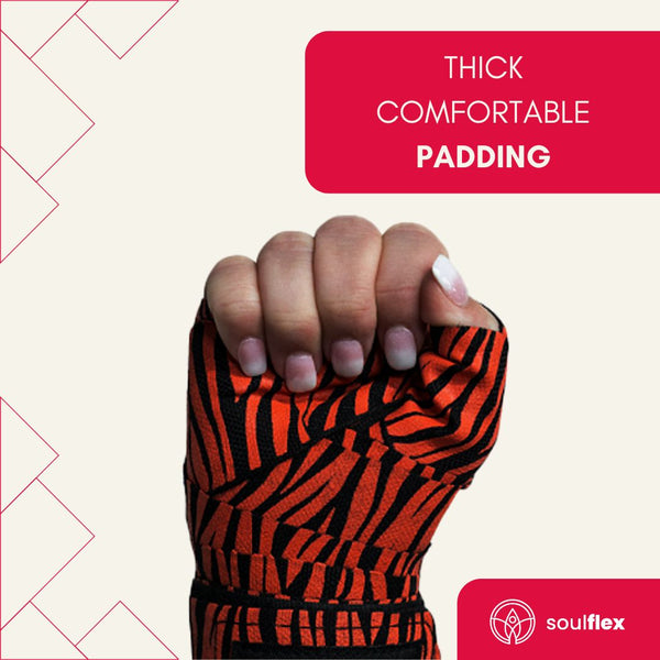 Zebra Striped Hand Wraps Soulflex