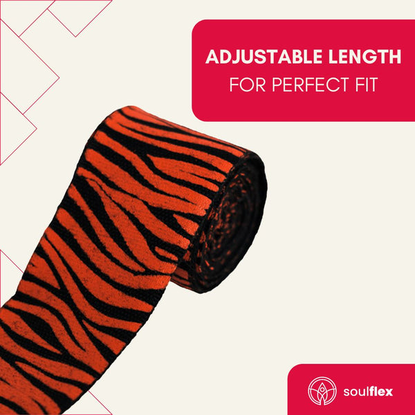 Zebra Striped Hand Wraps Soulflex